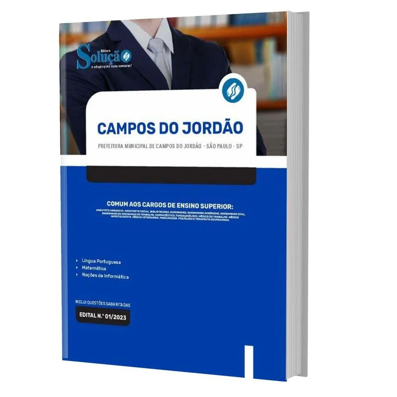 Apostila Campos Do Jordão Sp 2023 - Ensino Superior