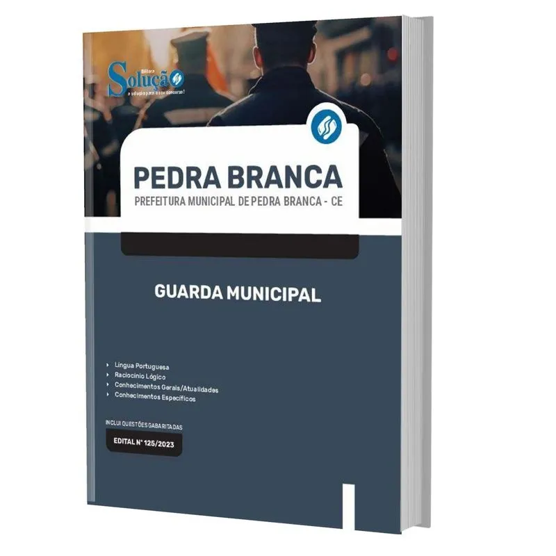 Apostila Prefeitura Pedra Branca Ce 2023 - Guarda Municipal