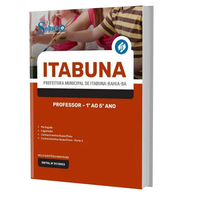 Apostila Prefeitura Itabuna Ba 2023 - Professor 1º Ao 5º Ano