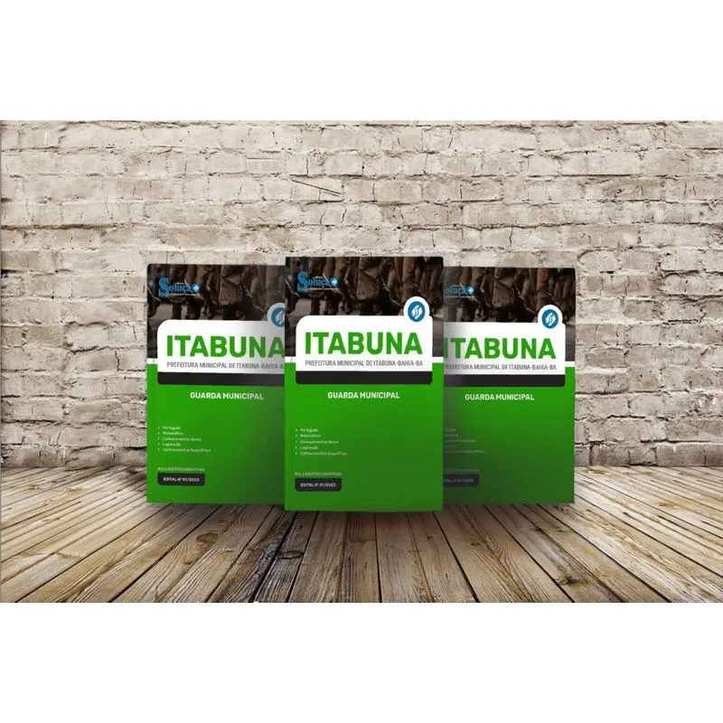 Apostila Prefeitura De Itabuna Ba 2023 - Guarda Municipal