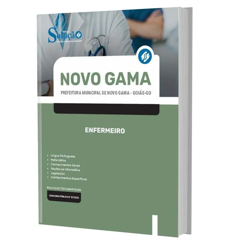 Apostila Prefeitura De Novo Gama Go 2023 - Enfermeiro