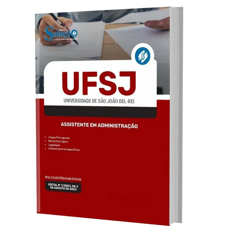Apostila Concurso Ufsj 2023 - Assistente Em Administração