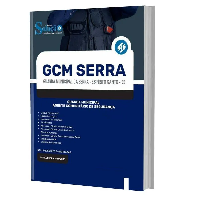 Apostila Concurso Gcm Serra Es 2023 - Guarda Municipal