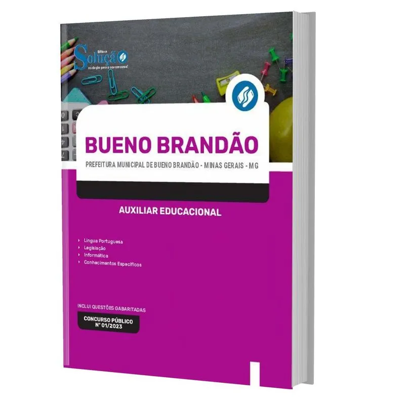 Apostila Bueno Brandão Mg 2023 - Monitor Educação Infantil
