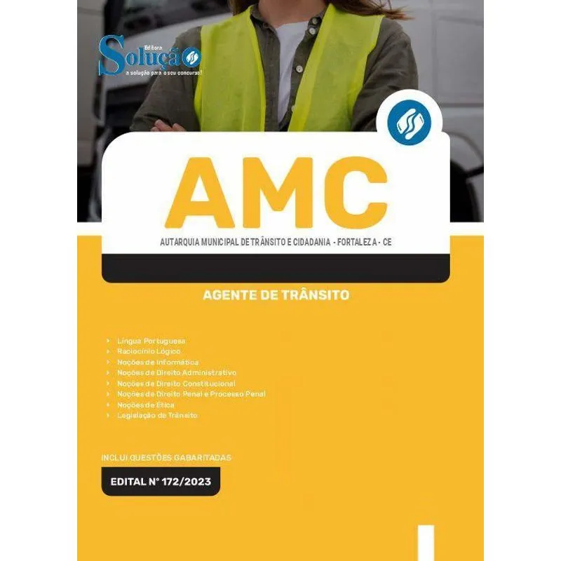 Apostila Amc Fortaleza Ce 2023 - Agente De Trânsito