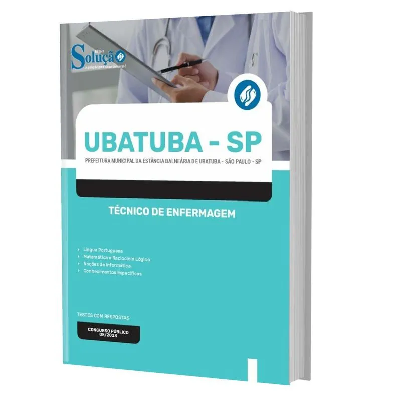 Apostila Prefeitura Ubatuba Sp 2023 - Técnico De Enfermagem