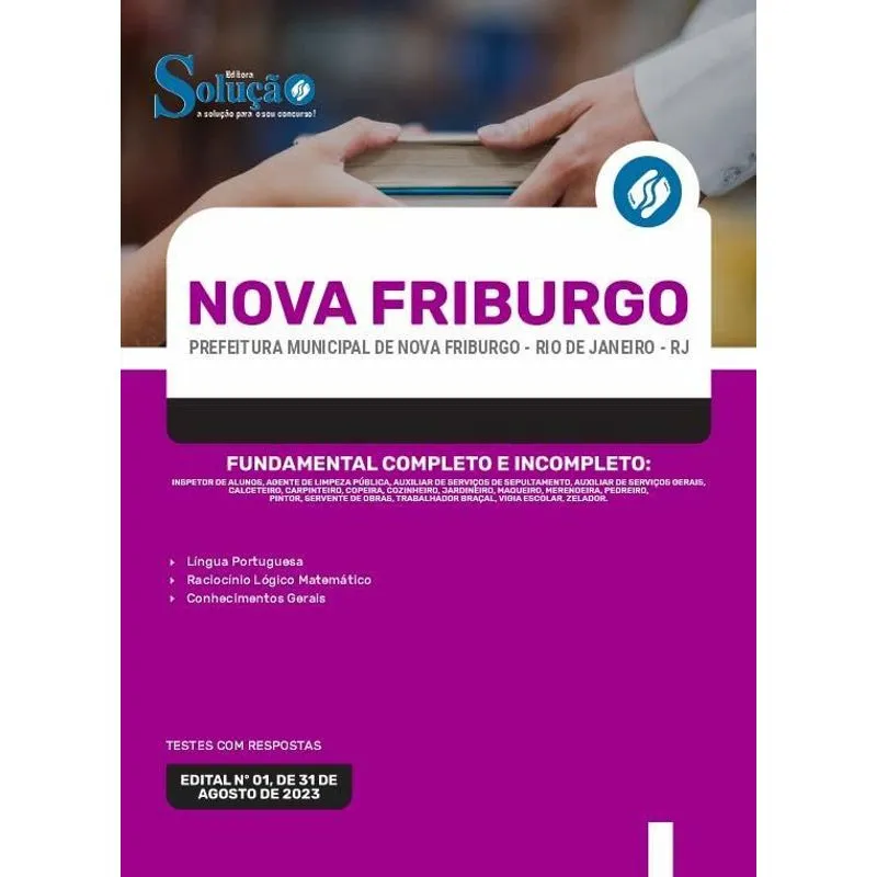 Apostila Nova Friburgo Rj 2023 - Fundamental Completo