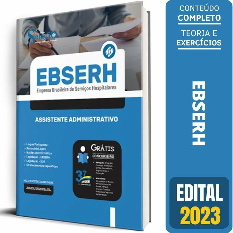 Apostila Ebserh 2023 - Assistente Administrativo