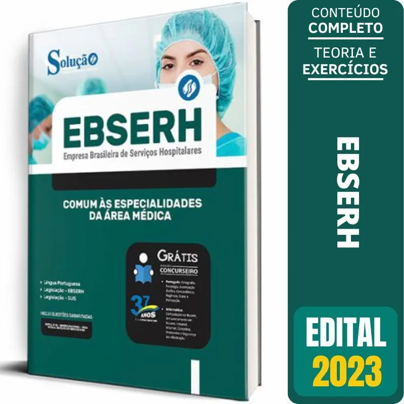 Apostila Ebserh 2023 - Área Médica - Comum Às Especialidades