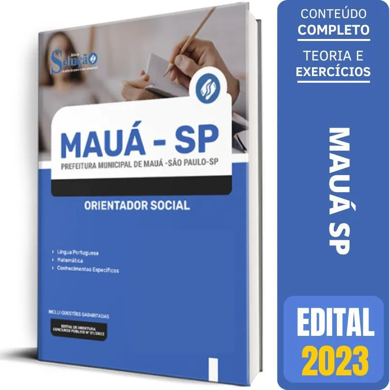 Apostila Prefeitura De Mauá Sp 2023 - Orientador Social