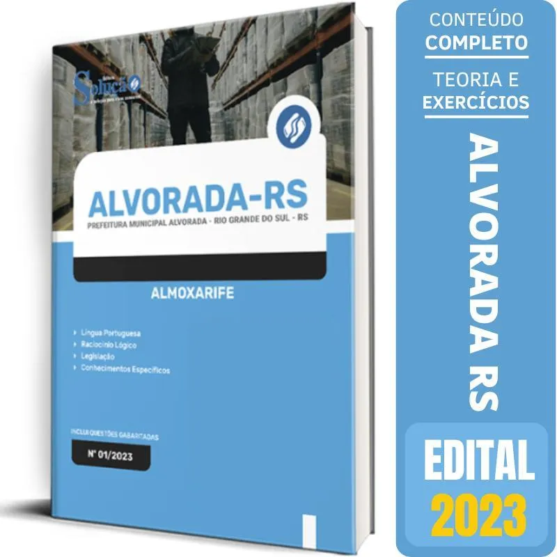 Apostila Prefeitura De Alvorada Rs 2023 - Almoxarife