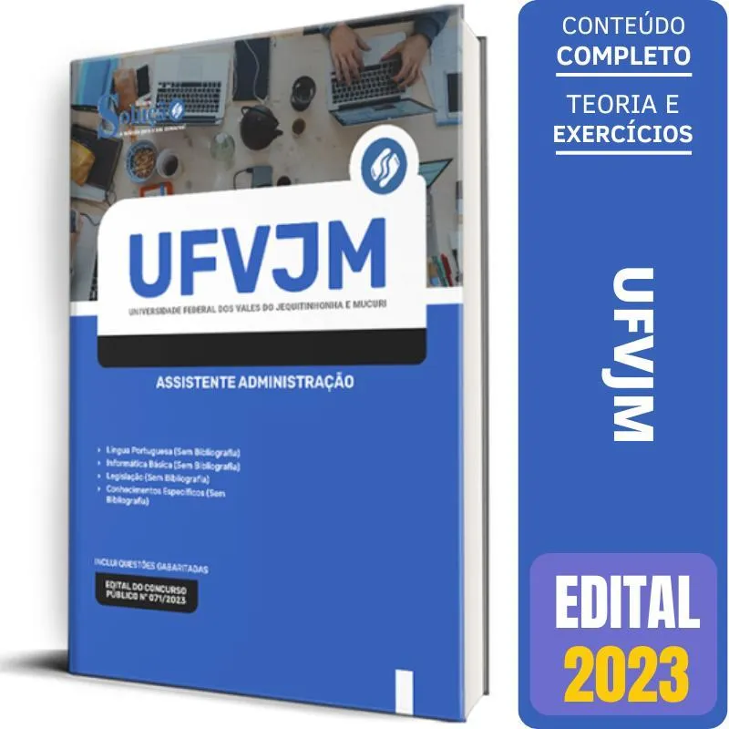 Apostila Concurso Ufvjm 2023 - Assistente Administração