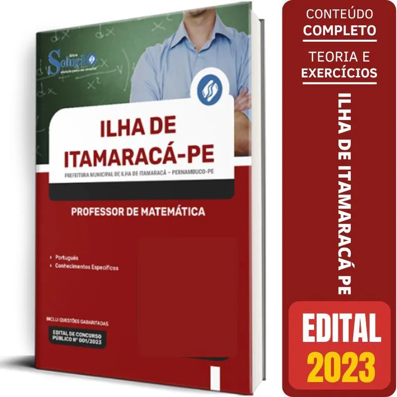Apostila Prefeitura Ilha Itamaracá Pe 2023 Professor