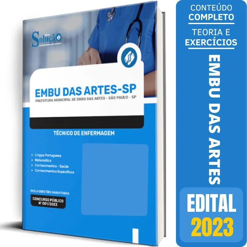 Apostila Prefeitura Embu Das Artes Sp 2023 Técnico