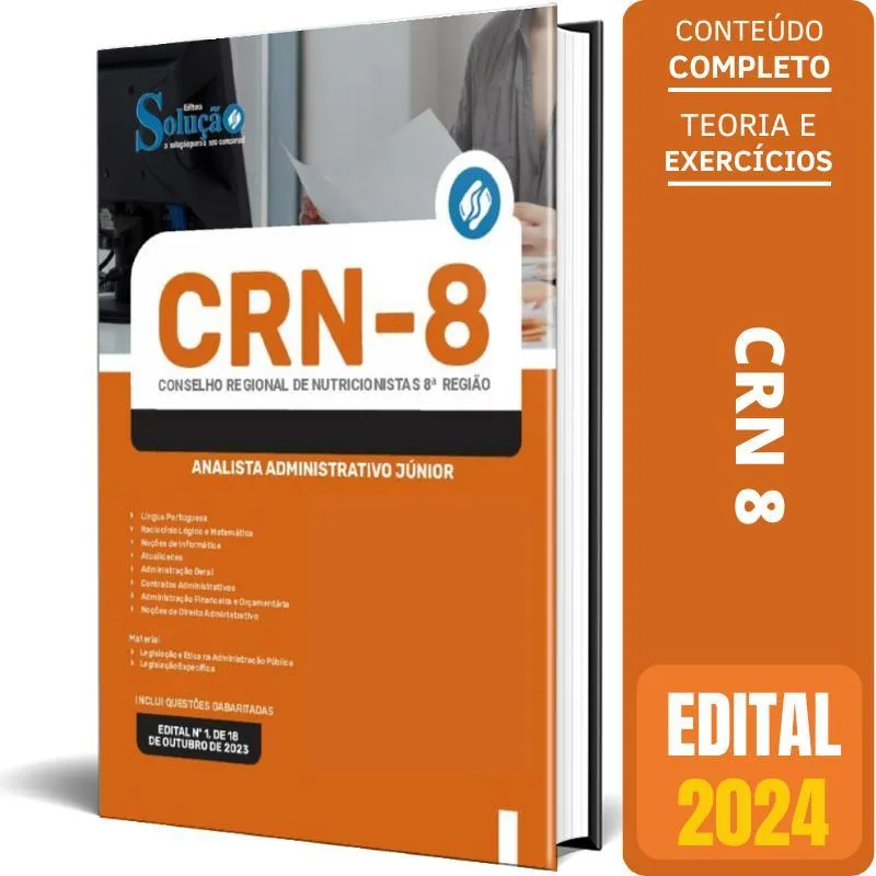 Apostila Crn 8 2024 - Analista Administrativo Júnior