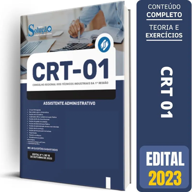 Apostila Crt 1 2023 - Assistente Administrativo