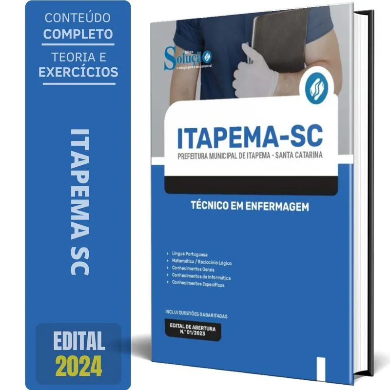 Apostila Prefeitura Itapema Sc 2024 - Técnico Em Enfermagem