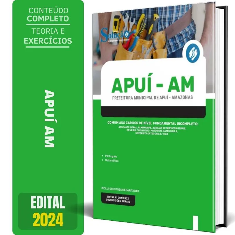 Apostila Prefeitura Apuí Am 2024 Comum Aos Cargos Nível