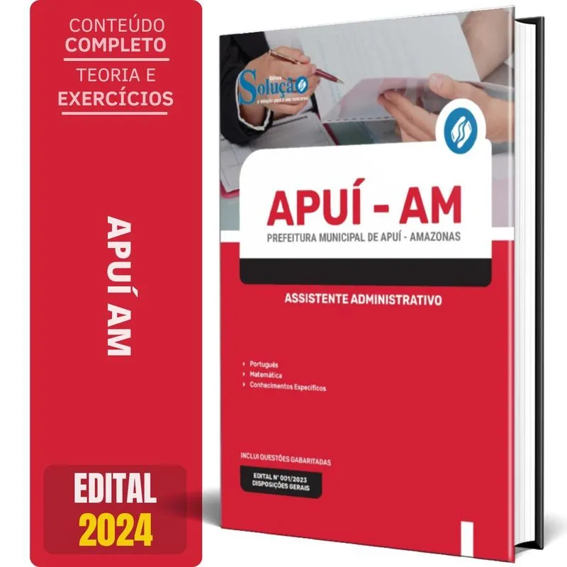 Apostila Prefeitura De Apuí Am - Assistente Administrativo