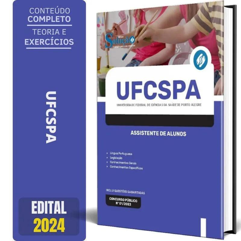 Apostila Ufcspa 2024 - Assistente De Alunos