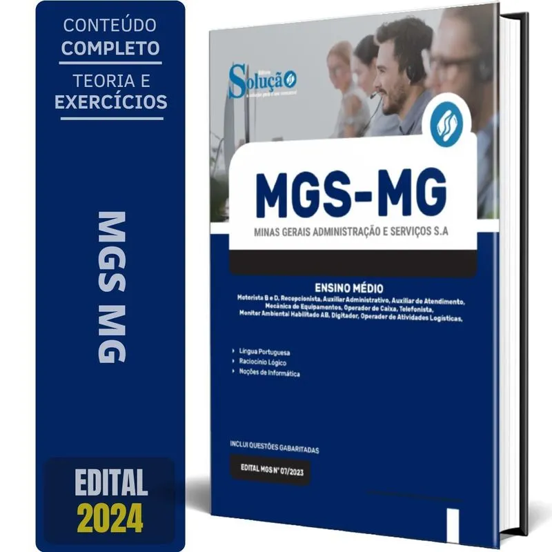 Apostila Concurso Mgs Mg 2024 - Ensino Médio