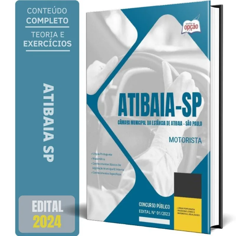 Apostila Câmara Da Estância De Atibaia Sp 2024 - Motorista