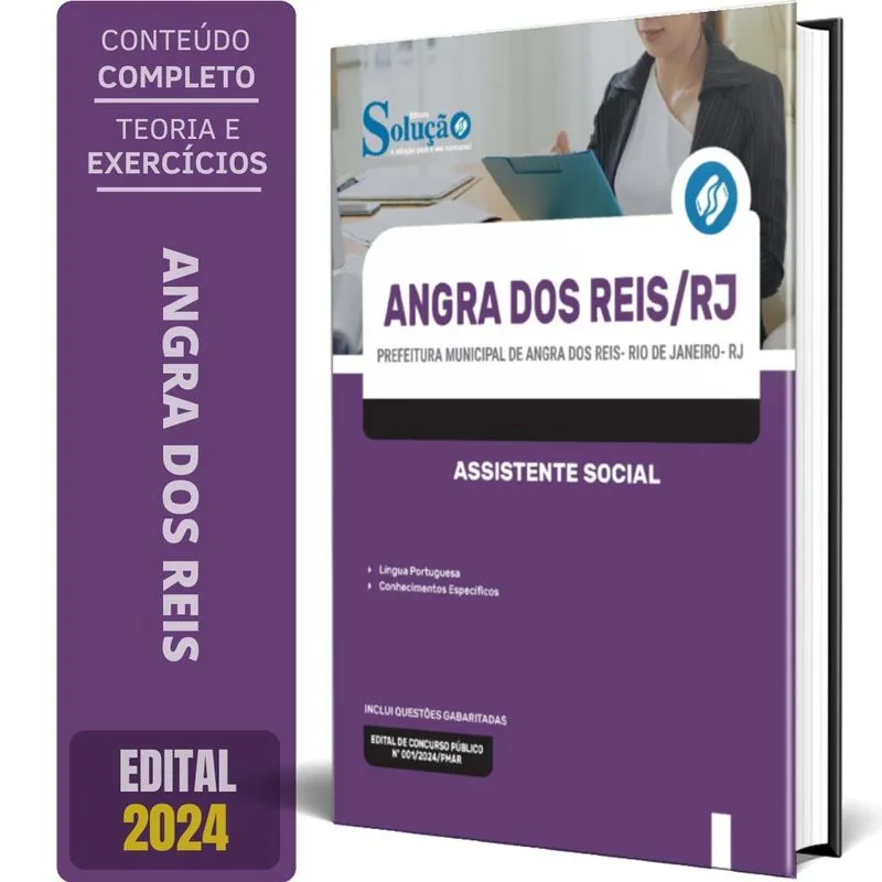 Apostila Prefeitura Angra Dos Reis Rj 2024 Assistente Social