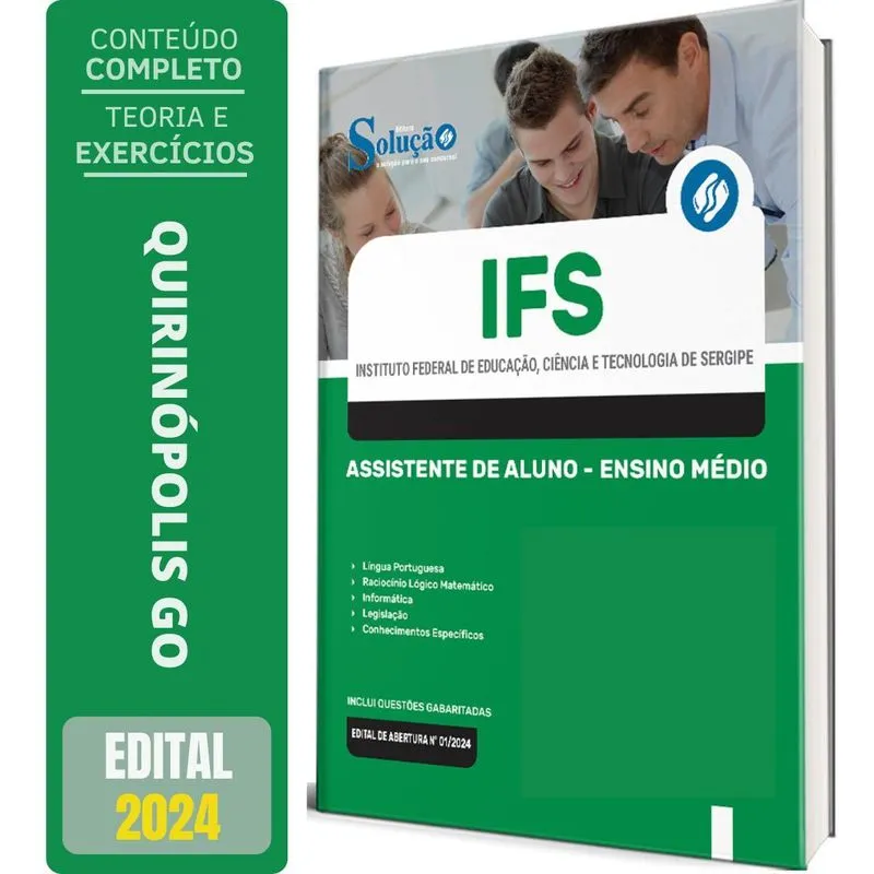 Apostila Ifs 2024 - Assistente De Aluno Ensino Médio