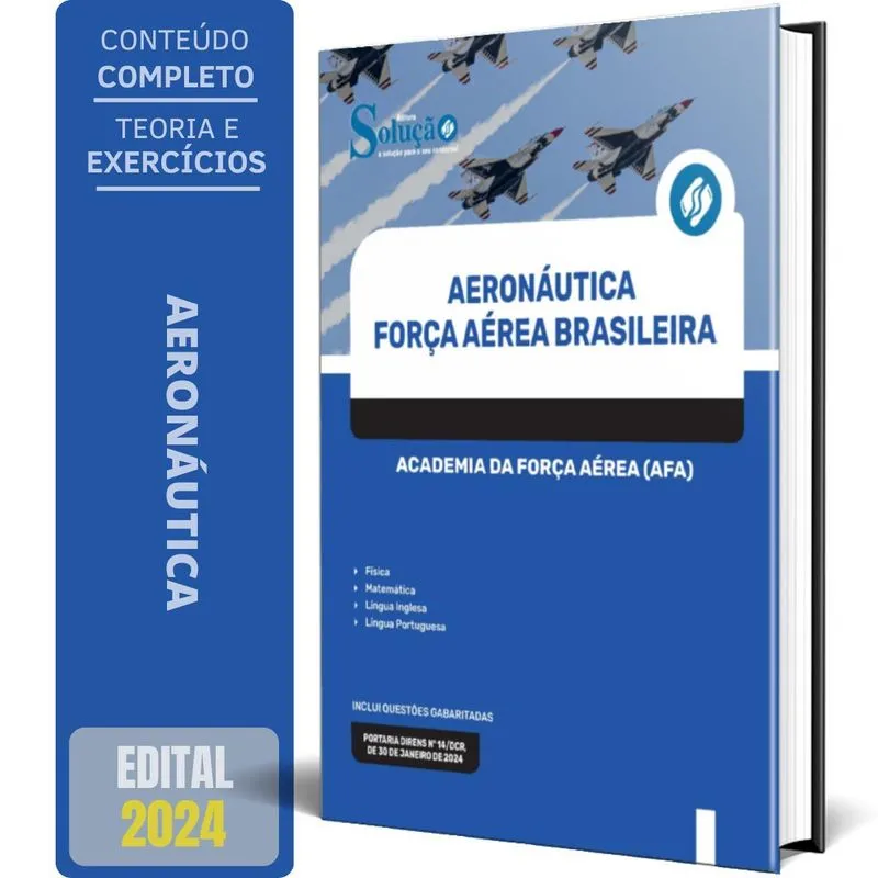Apostila Aeronáutica Força Aérea Brasileira 2024 Academia Da