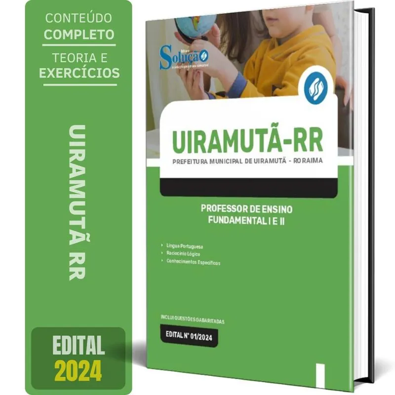 Apostila Prefeitura Uiramutã Rr 2024 Professor Ensino