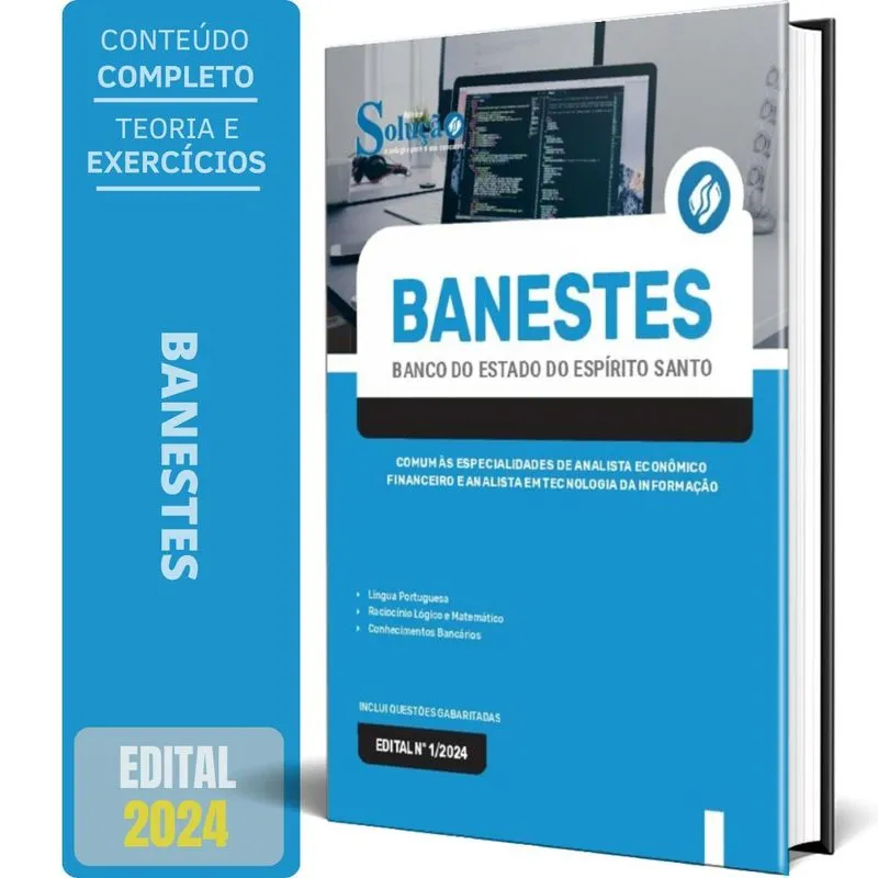 Apostila Banestes 2024 - Comum Às Especialidades De Analista