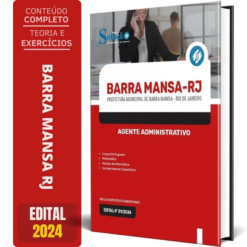 Apostila Prefeitura Barra Mansa Rj 2024 Agente