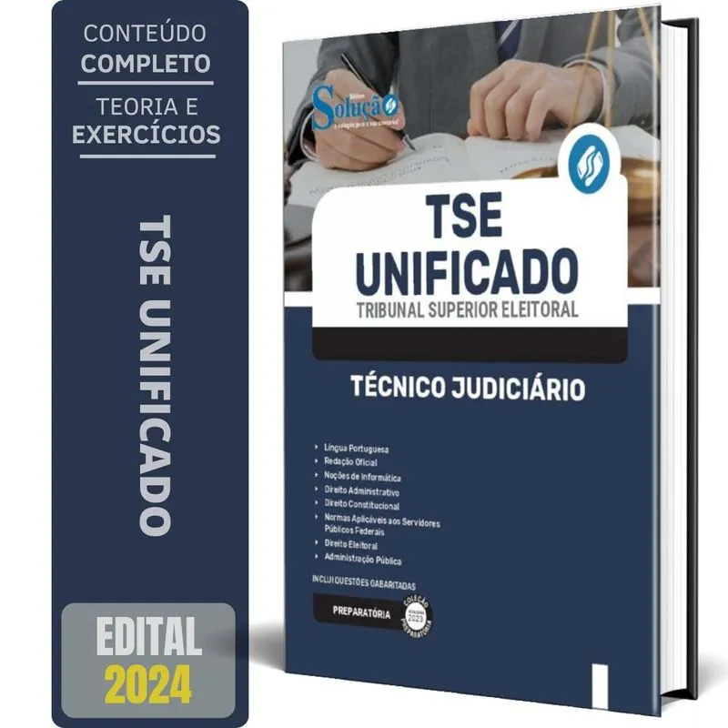 Apostila Tse Unificado 2024 - Técnico Judiciário