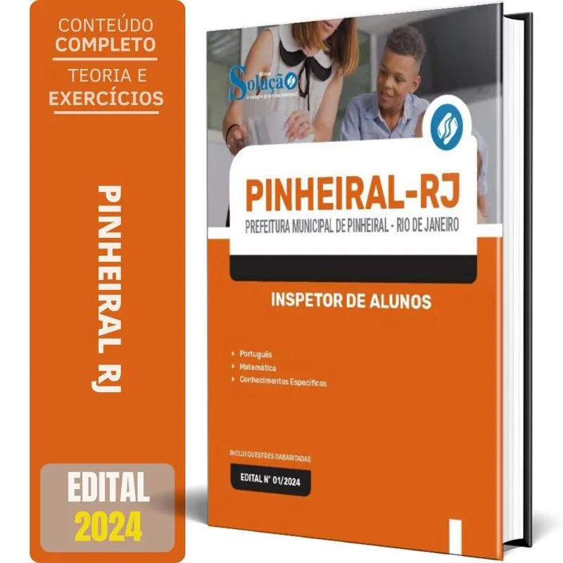 Apostila Prefeitura De Pinheiral Rj 2024 - Inspetor Alunos