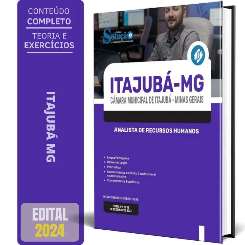 Apostila Câmara Itajubá Mg 2024 - Analista Recursos Humanos