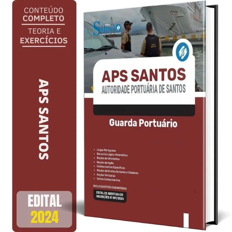 Apostila Aps Santos 2024 - Guarda Portuário