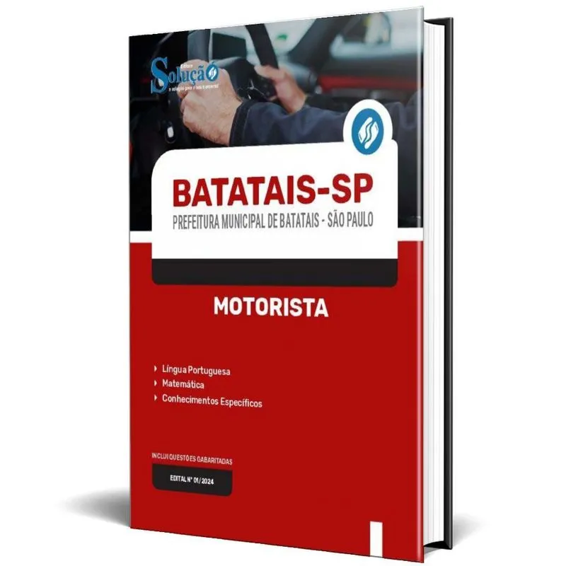 Apostila Prefeitura De Batatais Sp 2024 - Motorista