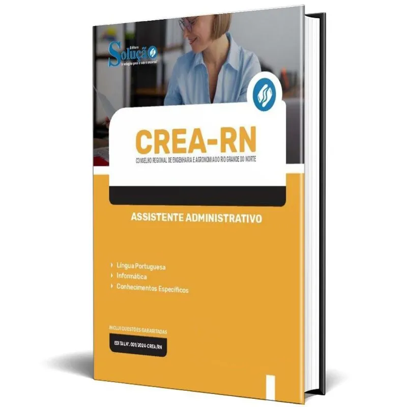 Apostila Crea Rn 2024 - Assistente Administrativo