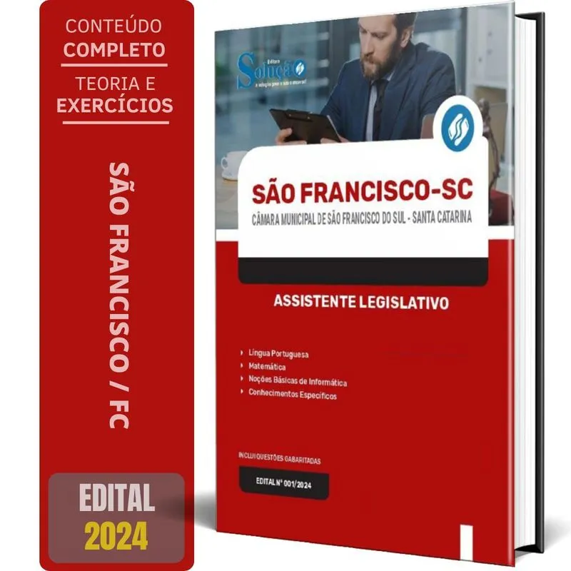 Apostila Câmara São Francisco Do Sul Sc 2024 Assistente