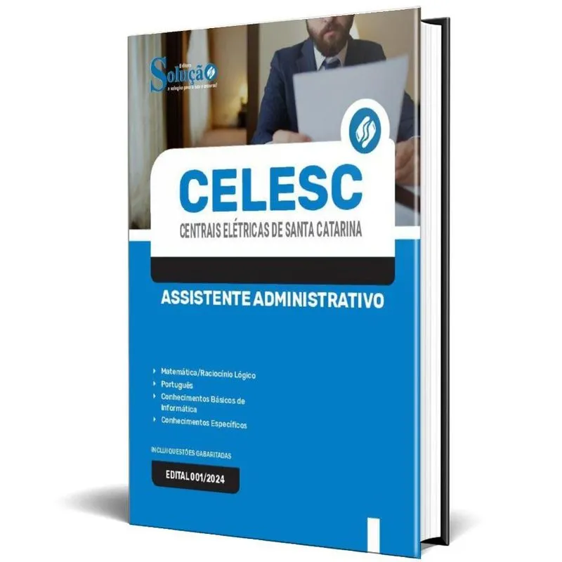 Apostila Celesc Sc 2024 - Assistente Administrativo