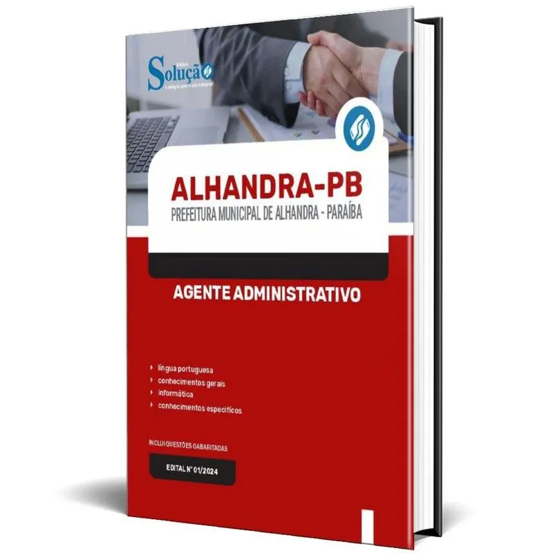 Apostila Prefeitura Alhandra Pb 2024 - Agente Administrativo