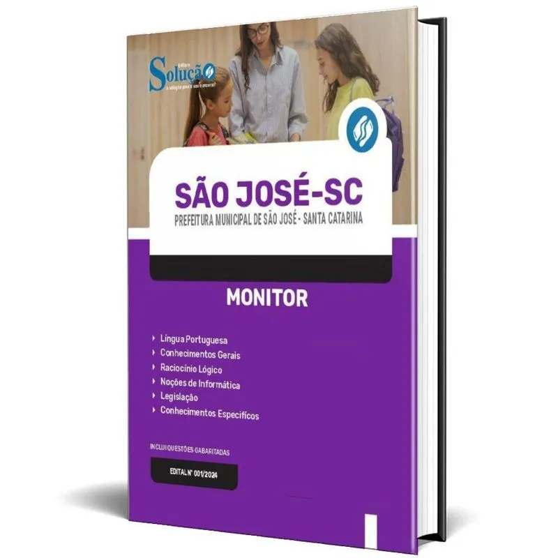 Apostila Prefeitura De São José Sc 2024 - Monitor
