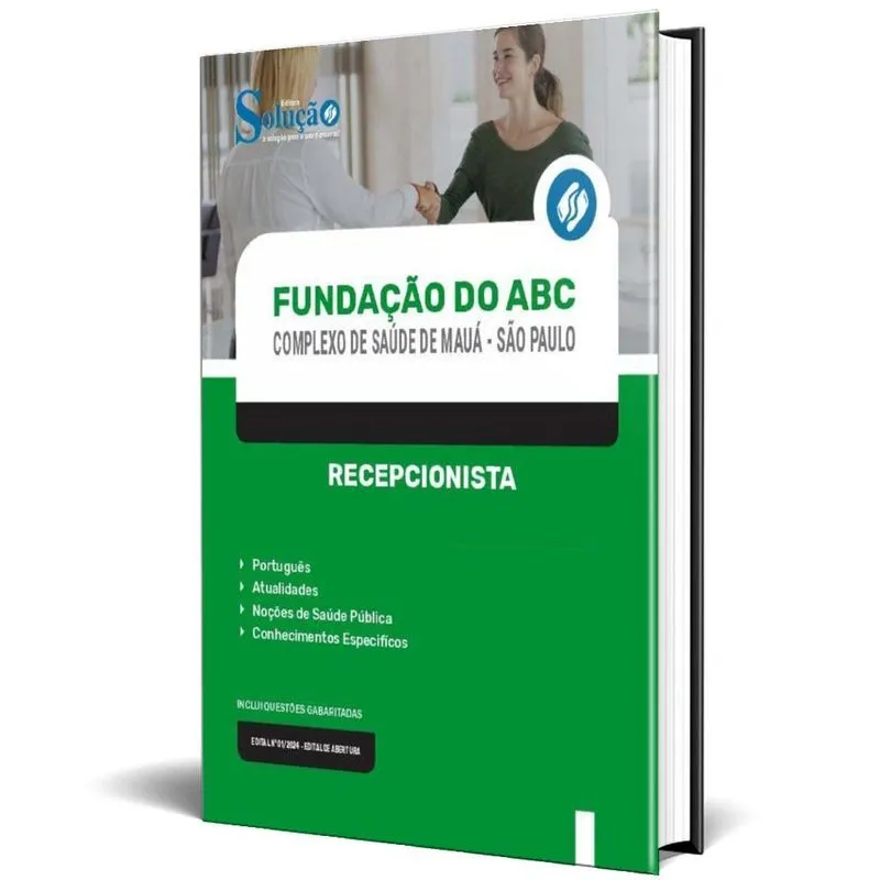 Apostila Fundação Do Abc Complexo Saúde Mauá Sp 2024