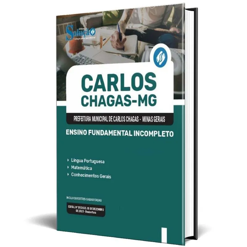 Apostila Carlos Chagas Mg 2024 Ensino Fundamental Incompleto