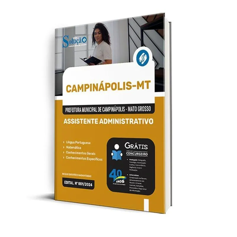 Apostila Prefeitura Campinápolis Mt 2024 Assistente