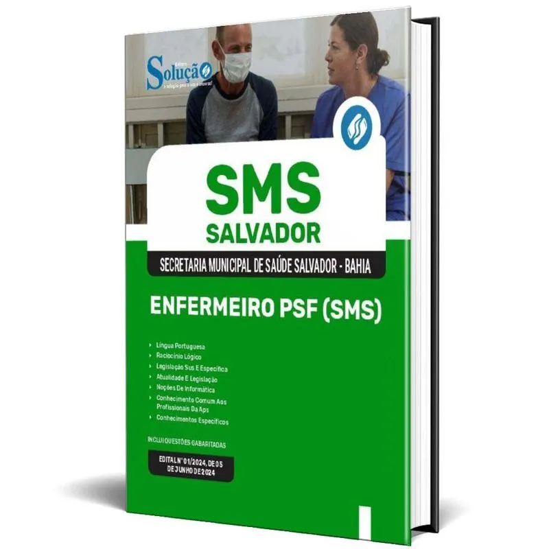 Apostila Sms Salvador 2024 - Enfermeiro Psf (sms)
