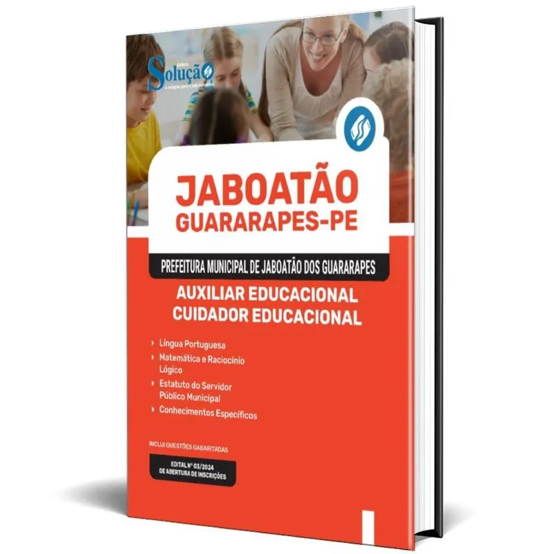 Apostila Prefeitura Jaboatão Dos Guararapes Pe 2024 Auxiliar