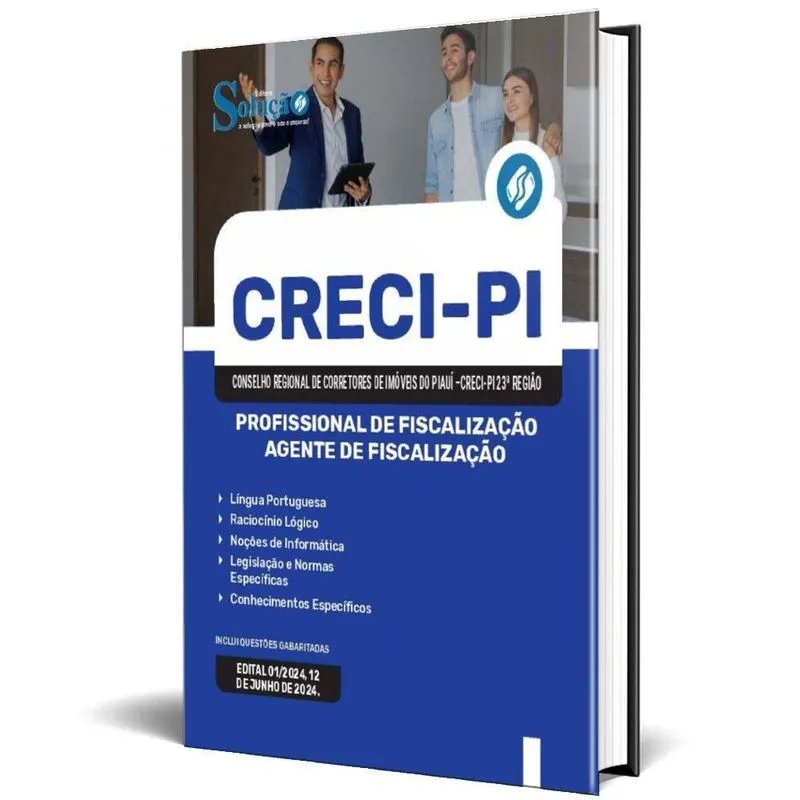Apostila Creci Pi 2024 Profissional Fiscalização/agente