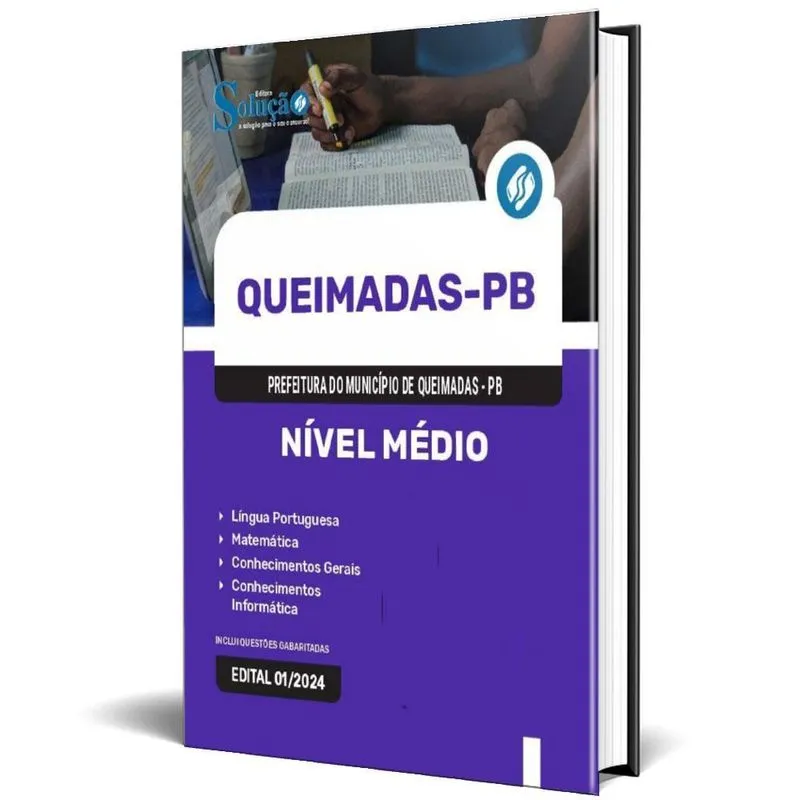 Apostila Prefeitura De Queimadas - Pb 2024 - Nível Médio