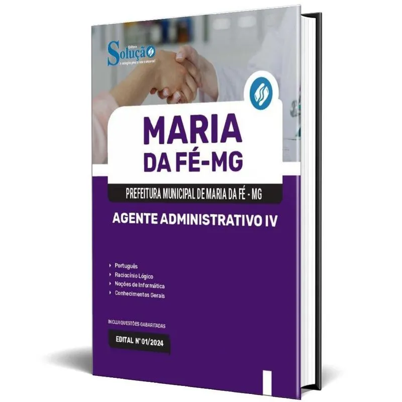 Apostila Prefeitura Maria Da Fé Mg 2024 Agente